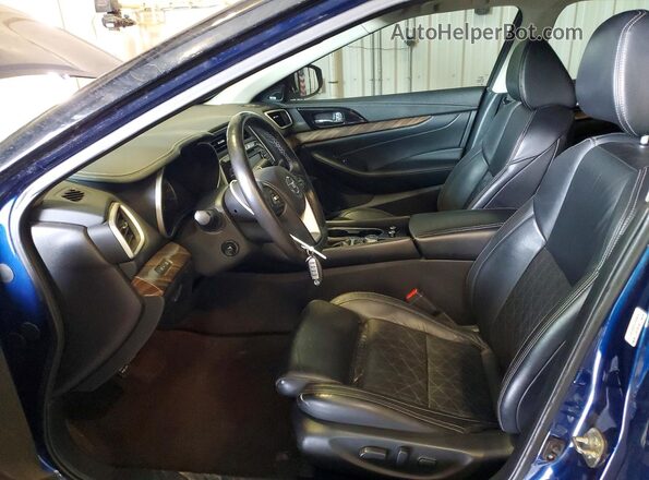 1N4AA6AP7HC370345 2017 NISSAN MAXIMA Blue Vista interior delantera