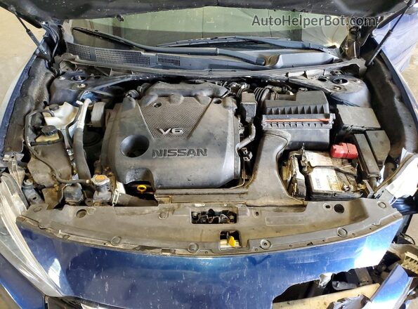 1N4AA6AP7HC370345 2017 NISSAN MAXIMA Blue Vista interior trasera