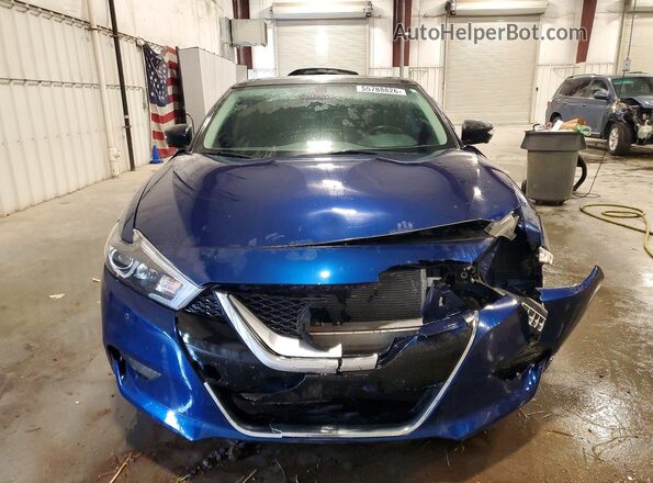 1N4AA6AP7HC370345 2017 NISSAN MAXIMA Blue Vista frontal