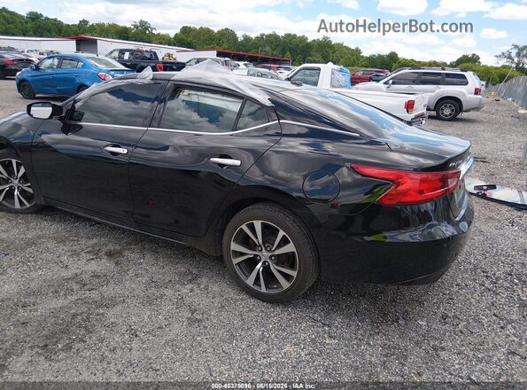 1N4AA6AP7HC382222 2017 NISSAN MAXIMA Черный Задняя левая четверть