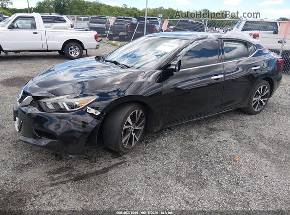 1N4AA6AP7HC382222 2017 NISSAN MAXIMA Черный Передняя левая четверть