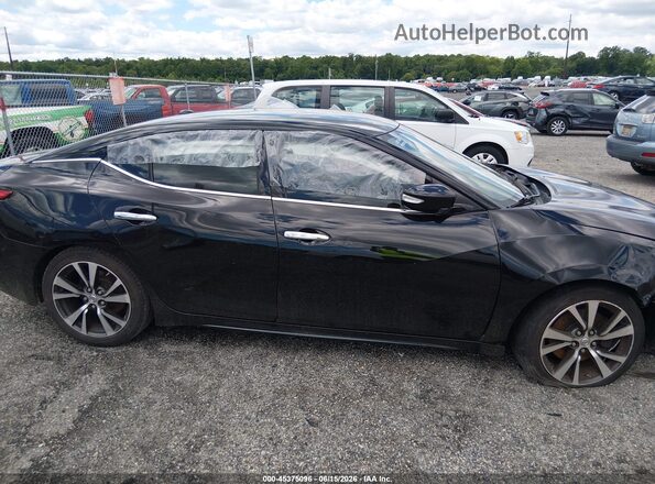 1N4AA6AP7HC382222 2017 NISSAN MAXIMA Черный Вид задней части салона