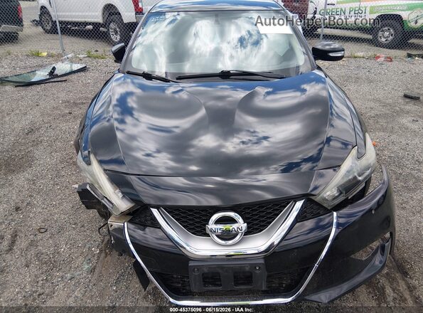 1N4AA6AP7HC382222 2017 NISSAN MAXIMA Черный Вид щитка приборов