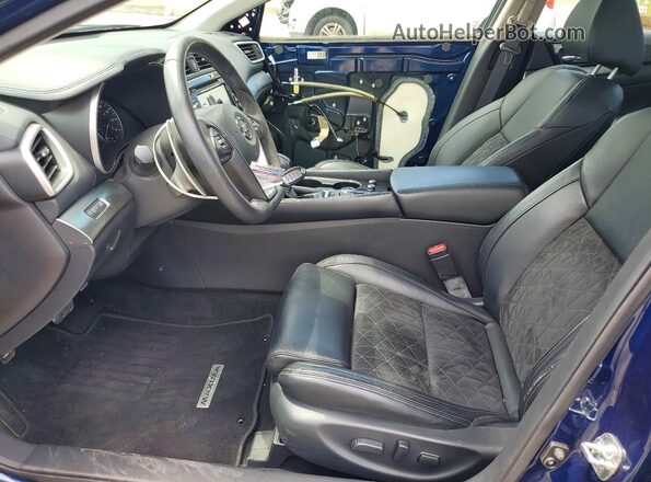 1N4AA6AP7HC393057 2017 NISSAN MAXIMA Blue Вид салону спереду