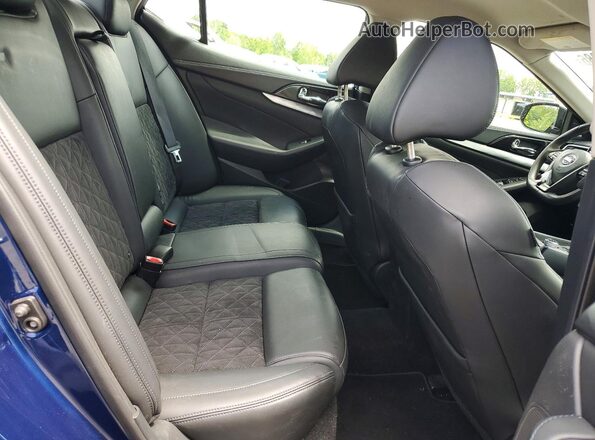 1N4AA6AP7HC393057 2017 NISSAN MAXIMA Blue Вид задніх сидінь