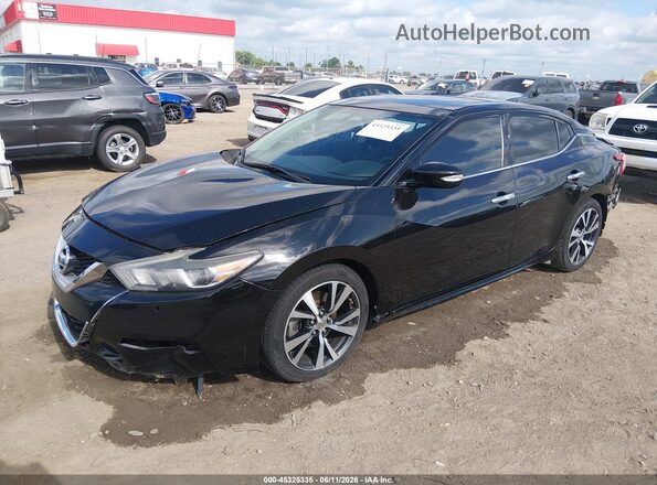 1N4AA6AP7HC399053 2017 NISSAN MAXIMA Black Przód lewy