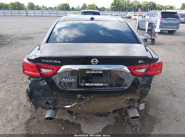 1N4AA6AP7HC399053 2017 NISSAN MAXIMA Black Widok z przodu