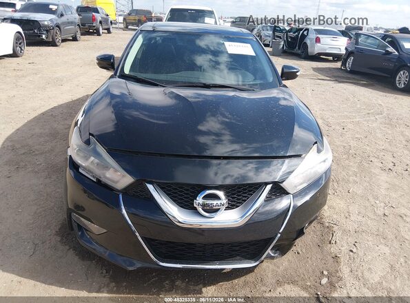 1N4AA6AP7HC399053 2017 NISSAN MAXIMA Black Widok wnętrza z tyłu