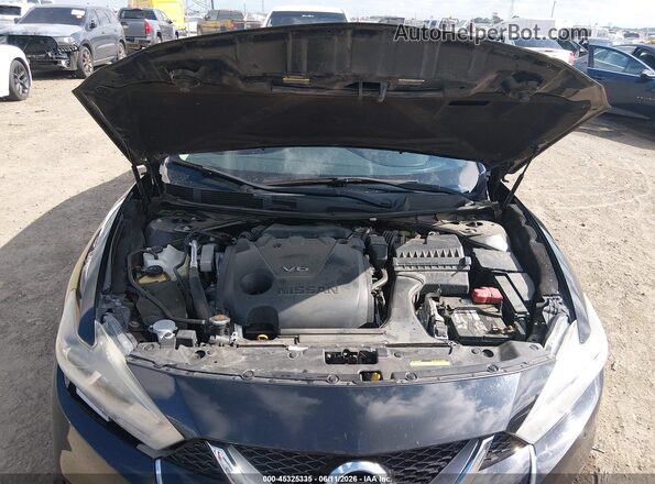 1N4AA6AP7HC399053 2017 NISSAN MAXIMA Black Widok z tyłu