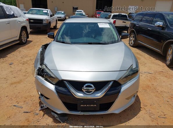 1N4AA6AP7HC404056 2017 NISSAN MAXIMA Серебряный Вид щитка приборов