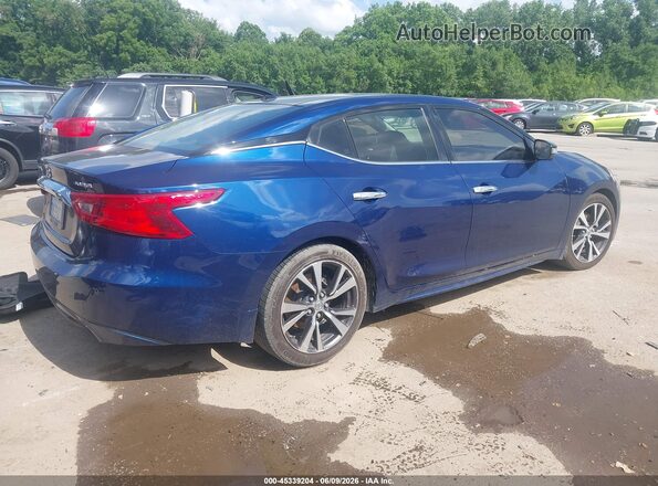 1N4AA6AP7HC406731 2017 NISSAN MAXIMA Синий Задняя правая четверть