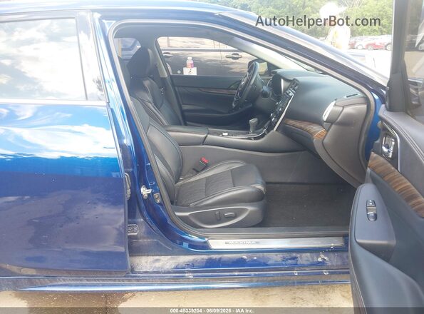 1N4AA6AP7HC406731 2017 NISSAN MAXIMA Синий Вид салона спереди