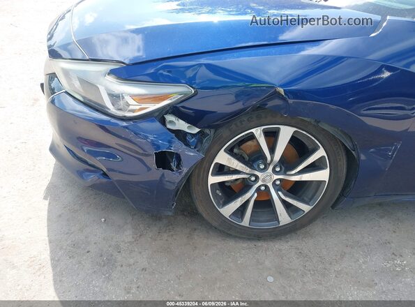 1N4AA6AP7HC406731 2017 NISSAN MAXIMA Синий Вид спереди