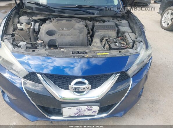 1N4AA6AP7HC406731 2017 NISSAN MAXIMA Синий Вид сзади