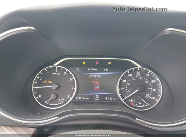 1N4AA6AP7HC446534 2017 NISSAN MAXIMA Black Widok tylnych siedzeń