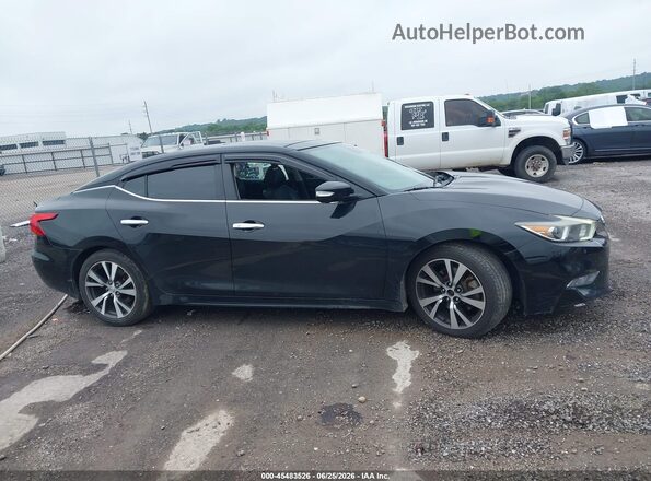 1N4AA6AP7HC446534 2017 NISSAN MAXIMA Black Widok wnętrza z tyłu