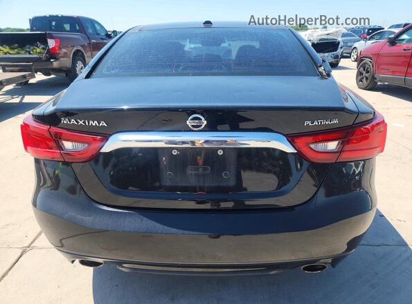 1N4AA6AP7HC447117 2017 NISSAN MAXIMA Black უკანა ხედი