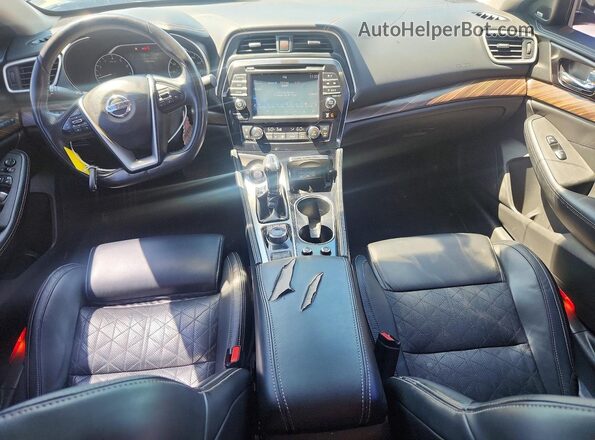 1N4AA6AP7HC447117 2017 NISSAN MAXIMA Black წინა პანელის ხედი