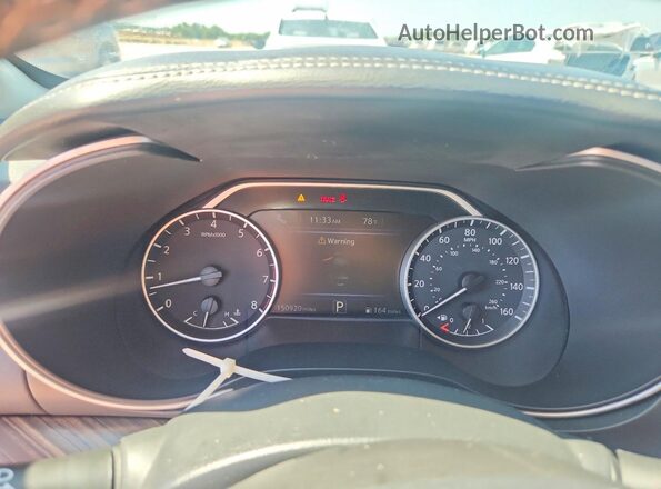 1N4AA6AP7HC447117 2017 NISSAN MAXIMA Black ხელსაწყოთა პანელის ხედი