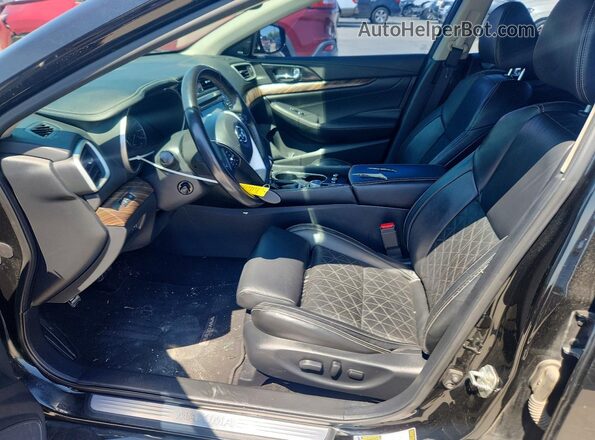 1N4AA6AP7HC447117 2017 NISSAN MAXIMA Black წინა სალონის ხედი