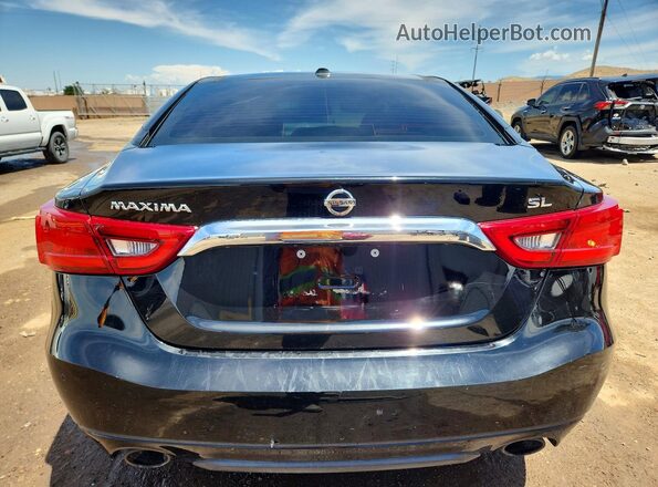 1N4AA6AP7JC377768 2018 NISSAN MAXIMA Black Հետևի տեսք