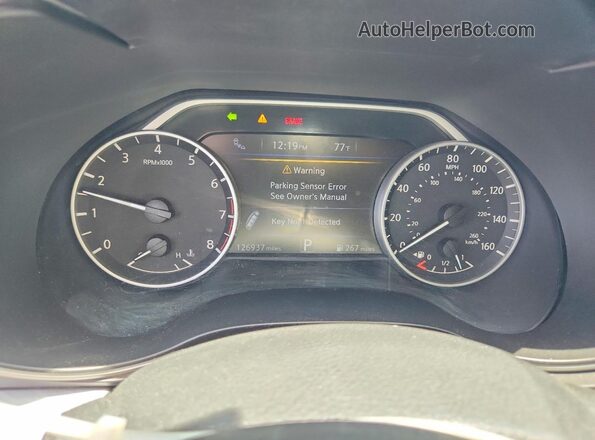 1N4AA6AP7JC377768 2018 NISSAN MAXIMA Black Սարքավորումների վահանակի տեսք