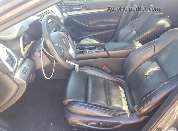 1N4AA6AP7JC385403 2018 NISSAN MAXIMA Gray Front interior view