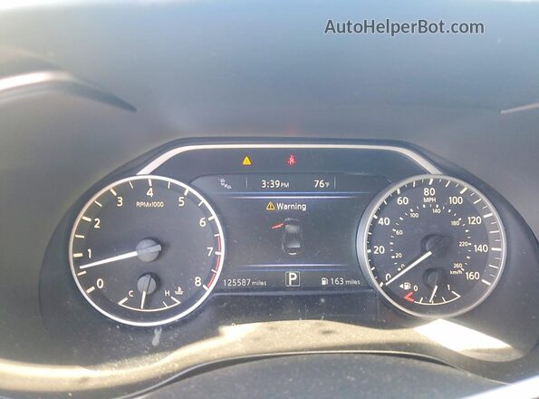 1N4AA6AP7JC385403 2018 NISSAN MAXIMA Gray Instrument cluster view