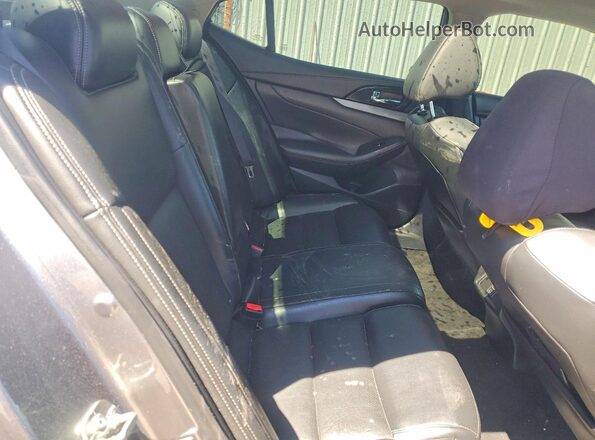 1N4AA6AP7JC385403 2018 NISSAN MAXIMA Gray Rear seats view