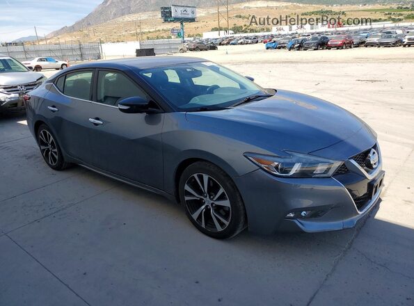 1N4AA6AP7JC387412 2018 NISSAN MAXIMA Gray Przód prawy