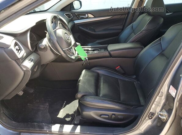 1N4AA6AP7JC387412 2018 NISSAN MAXIMA Gray Widok wnętrza z przodu
