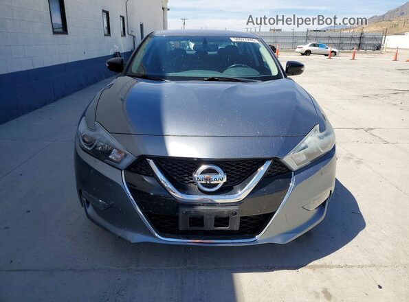 1N4AA6AP7JC387412 2018 NISSAN MAXIMA Gray Widok z przodu