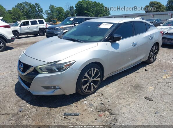1N4AA6AP7JC390858 2018 NISSAN MAXIMA Silver წინა მარცხენა ხედი სამი მეოთხედიდან