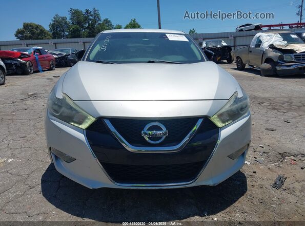 1N4AA6AP7JC390858 2018 NISSAN MAXIMA Silver ხელსაწყოთა პანელის ხედი