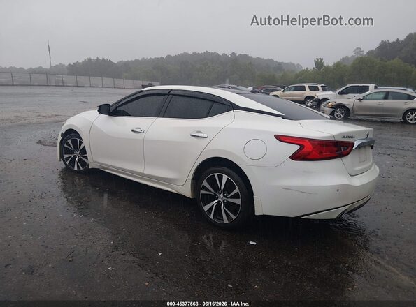 1N4AA6AP7JC393002 2018 NISSAN MAXIMA White Tył lewy