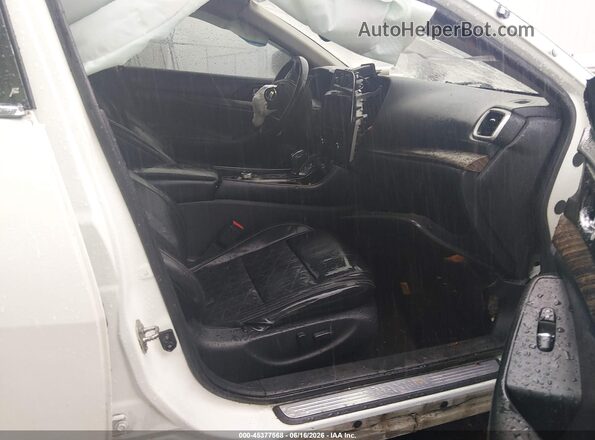 1N4AA6AP7JC393002 2018 NISSAN MAXIMA White Widok wnętrza z przodu