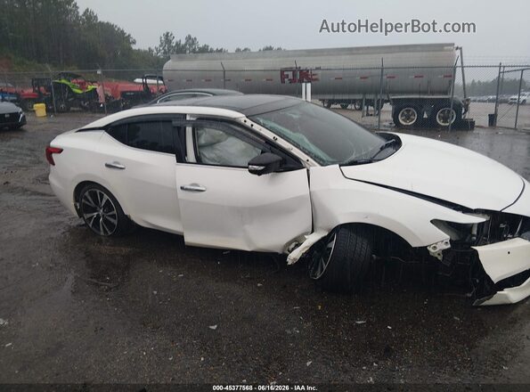 1N4AA6AP7JC393002 2018 NISSAN MAXIMA White Widok z przodu