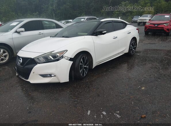 1N4AA6AP7JC393002 2018 NISSAN MAXIMA White Przód lewy