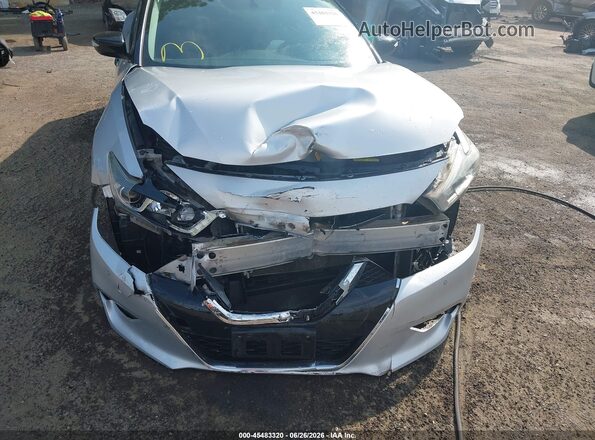 1N4AA6AP7JC393999 2018 NISSAN MAXIMA Silver Front view