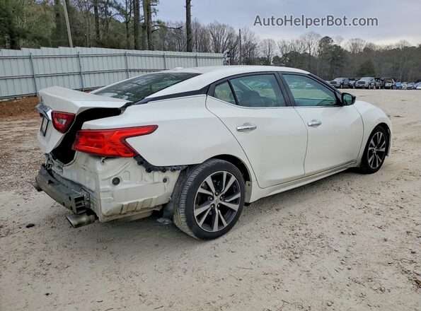 1N4AA6AP7JC410090 2018 NISSAN MAXIMA Белый Задняя правая четверть