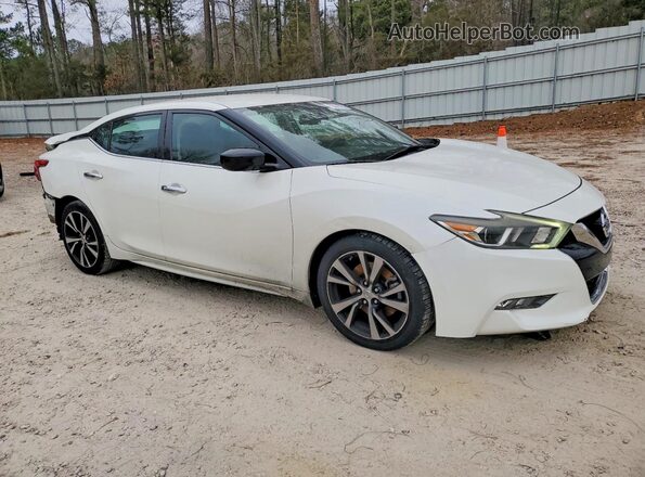 1N4AA6AP7JC410090 2018 NISSAN MAXIMA Белый Передняя правая четверть