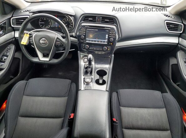 1N4AA6AP7JC410090 2018 NISSAN MAXIMA Белый Вид панели приборов