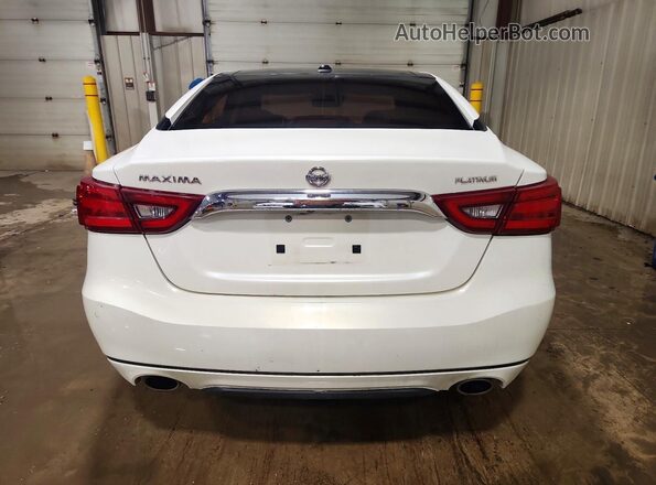 1N4AA6AP8GC400645 2016 NISSAN MAXIMA White Հետևի տեսք