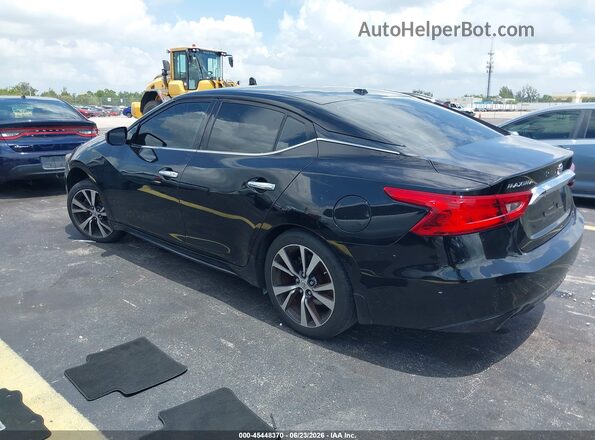 1N4AA6AP8GC410849 2016 NISSAN MAXIMA Black Trasero izquierdo