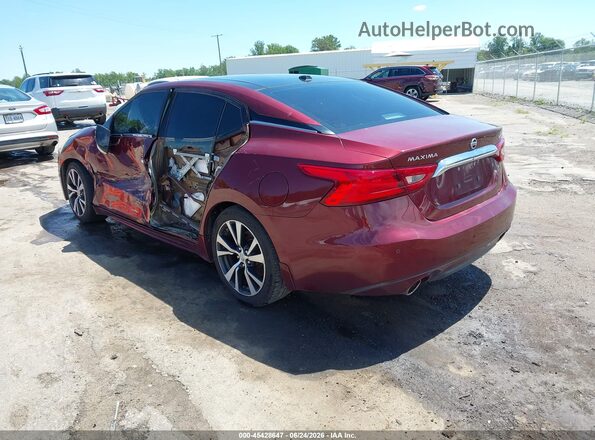 1N4AA6AP8GC432978 2016 NISSAN MAXIMA Maroon Tył lewy