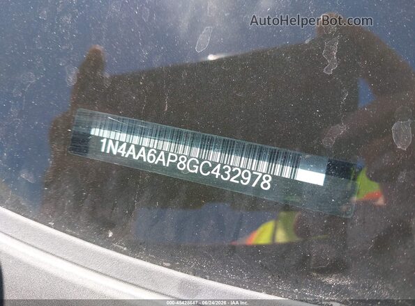 1N4AA6AP8GC432978 2016 NISSAN MAXIMA Maroon Widok komory silnika