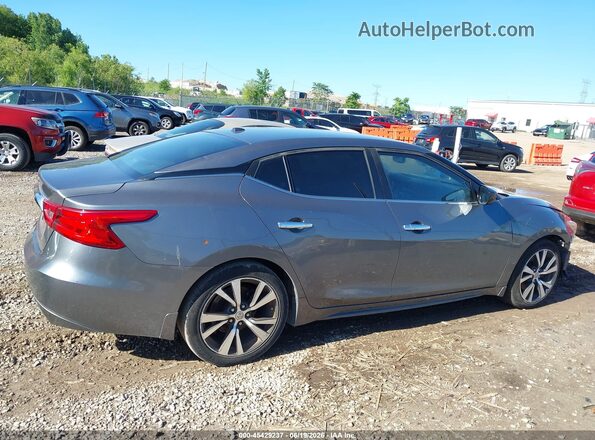 1N4AA6AP8HC361962 2017 NISSAN MAXIMA Gray Rear interior view