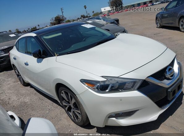 1N4AA6AP8HC370239 2017 NISSAN MAXIMA White უკანა სალონის ხედი