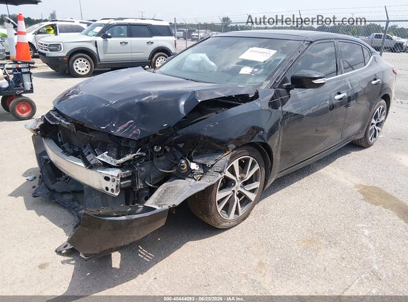 1N4AA6AP8HC374551 2017 NISSAN MAXIMA Черный Передняя левая четверть