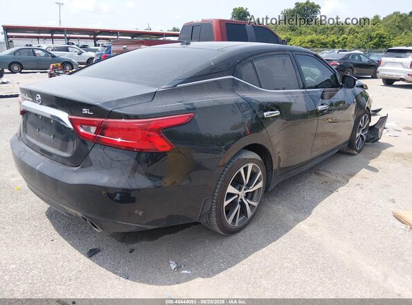 1N4AA6AP8HC374551 2017 NISSAN MAXIMA Черный Задняя правая четверть